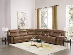 power reclining sectional 74908