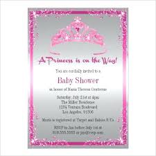 Baby Shower Invitations Templates Princess Baby Shower Invitation
