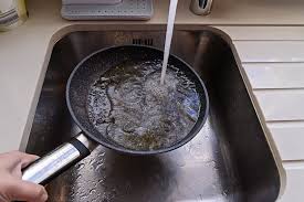 cooking grease down the drain
