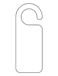 Printable Rounded Doorhanger Free For Pdf Fee For Editable Word