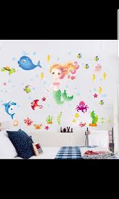 Wall Stickers Cartoon Sea Fish Stickers