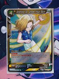 Android 18 Under Your Skin Pre Release Stamped Dragon Ball Super Card game  tcg | eBay