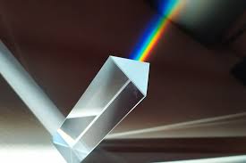 Light Goes Through A Prism
