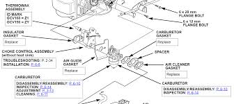 Also, are there any diagrams for the carbs that show all the chambers/holes to be cleaned? Honda Autochoke Service Bulletin My Lawnmower Forum
