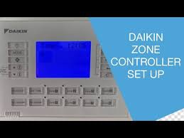 daikin zone controller set up brc24z4