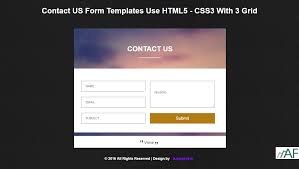 2 Grid Layout Contact Form Blockquote Contact Form