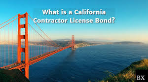 california contractor license bond a