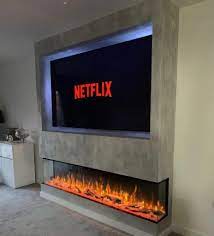 wall mounted electric fireplace the