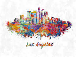 Los Angeles Skyline Europosters