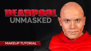 deadpool unmasked makeup tutorial