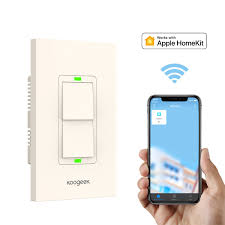 Smart Light Switch Koogeek Wifi Wall Switch For Apple Homekit With Siri Remote Light Control Switch On 2 4ghz Network Homekit Reviews