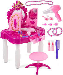 prextex princess themed plastic vanity