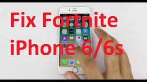 That means any phone from the iphone 6s/se through to the iphone x, the most recent ipad mini, the most recent ipad air, and the most recent ipad / ipad. Fix Fortnite Iphone 6 6s Its Easily Youtube