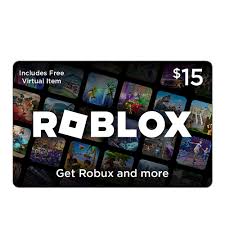 roblox 15 digital gift card includes