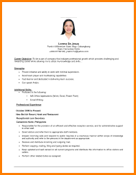 Resume Objective For Basic Resume Free Resume Templates