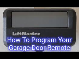 program garage door remote liftmaster