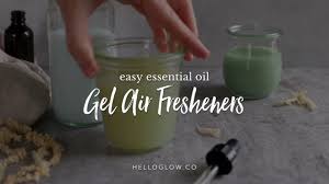 diy gel air fresheners with essential
