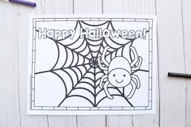 If you are the kind of person that prefer latter, you can try making this halloween spider machine t. Free Printable Halloween Coloring Pages Mary Martha Mama