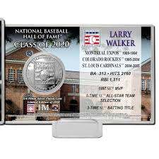 With a team of extremely dedicated and quality lecturers, card walker courses will not only be a place to share knowledge but also to help students get inspired to explore and discover many creative ideas from. Highland Mint Larry Walker Colorado Rockies Hall Of Fame Class Of 2020 Coin Card