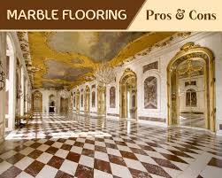 and disadvanes of marble flooring