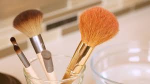 cleaning makeup brushes with dr