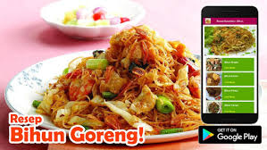 Daging ayam, sayuran bakpao yang berisi daging ayam dinamakan kehpao. Resep Bihun Goreng For Pc Windows 7 8 10 And Mac Apk 0 1 Free Books Reference Apps For Android