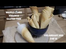 waffle cones vegan gluten free