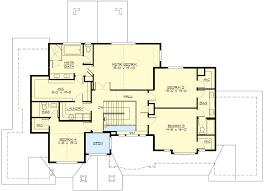 house plan with second floor master