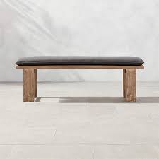 Lupine Teak Outdoor Dining Bench With