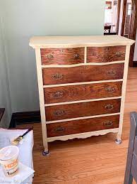 Two Tone Dresser Makeover In Cypress
