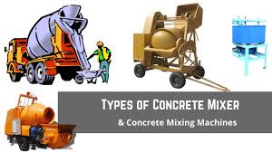 Concrete Mixer Or Concrete Mixing Machines