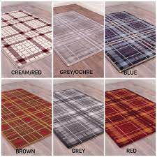 traditional scottish tartan rug check