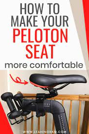 The Peloton Bike Seat More Comfortable