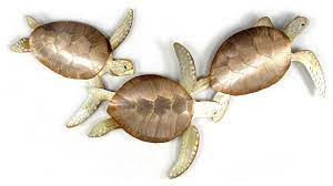 Coastal Home Decor Sea Turtle Frolic