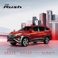 rush the trusted 7 seater suv car