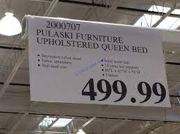 pulaski furniture upholstered queen bed