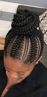 Now here's a black braided hairstyle that will satisfy even the most selective of men. 23 Beautiful Braided Updos For Black Hair Crazyforus