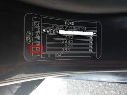 Paint Code Issues Ford Fiesta Club