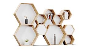 Hive Shelves Wall Panel