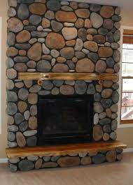 Stone Wall Design Fireplace Design