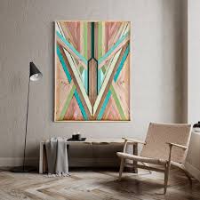 Buy Wood Mosaic Wooden Wall Art For