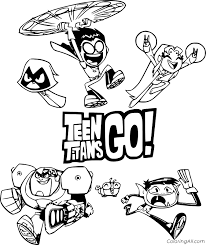 Free, printable coloring pages for adults that are not only fun but extremely relaxing. Teen Titans Go Coloring Pages Coloringall