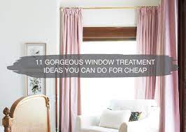 Creative window treatment ideas the sky is the limit with how creative you can get with your window coverings. 11 Diy Window Treatment Ideas Cheap Upgrades For Your Home