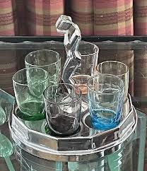 Art Deco Farberware Shot Glass Holder