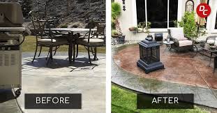 Stained Concrete Patio In 3 Easy Steps