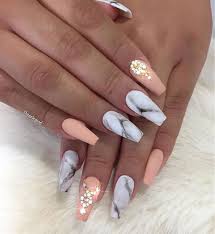 marble gel nails new expression nails