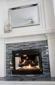 Fireplace Glass Tile Fireplace
