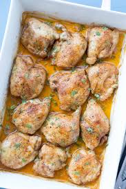 Heat oven to 375 degrees. Easy Baked Chicken Thighs Valentina S Corner