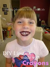 diy lipstick from crayons making