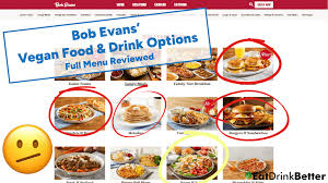 bob evans vegan food drinks 2023